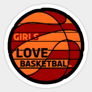 s Love Basketball Sticker